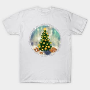 Steampunk Christmas Tree T-Shirt